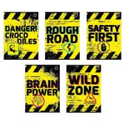 Zeszyt A5/80K linia Signs (10szt). Wydawca: Ziemia Obiecana. Dadada.pl Opakowanie Zeszyt A5/80K linia Signs (10szt)