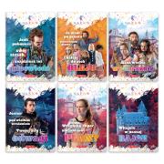 Opakowanie Zeszyt A5 Kleks pakiet 10 szt. linia