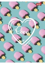 Opakowanie Zeszyt A5 w linie 60 kartek Pastel 10 sztuk mix