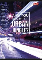 Opakowanie Zeszyt A5 w linie 60 kartek Urban Jungle 10 sztuk mix