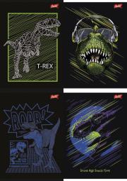 Opakowanie Zeszyt okł.lamin A5 32k linia 2kol T-REX