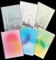 Opakowanie ZESZYT TOP 2000 CITY/GRAD A4 80K 70G K5M MIX kratka z marginesem PAKIET 5 SZTUK