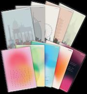 Opakowanie ZESZYT TOP 2000 CITY/GRAD A5 96K 70G L9M MIX linia z marginesem PAKIET 5 SZTUK