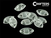 Opakowanie Żetony akryl satynowe oko 10szt.