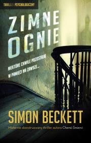 Zimne ognie. Autor: Beckett Simon. Dadada.pl Okładka książki Zimne ognie