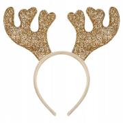 Opakowanie Złota opaska z rogami renifera