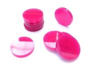 Opakowanie Znaczniki akryl różowe koło 22x3 10szt