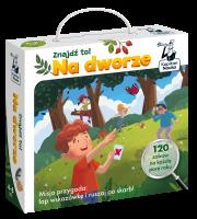 Znajdź to! Na dworze. Autor: Izabela Gołaszewska. Dadada.pl Okładka książki Znajdź to! Na dworze