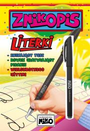 Znikopis. Literki. Autor: Wydawnictwo NIKO. Dadada.pl Okładka książki Znikopis. Literki
