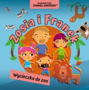 Zosia i Franek. Wycieczka do zoo. Autor: Daniel Sikorski, Gerard Śmiechowski. Dadada.pl Okładka książki Zosia i Franek. Wycieczka do zoo