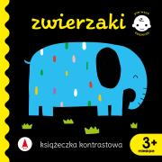 Zwierzaki. Książeczka kontrastowa. Autor: WYDAWNICTWO SKRZAT. Dadada.pl Okładka książki Zwierzaki. Książeczka kontrastowa