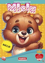 Okładka książki Zwierzaki przytulaki. Misiu z naklejkami