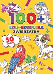 Okładka książki Zwierzątka. 100+ kolorowanek