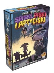 Zwierzęcy front: Spiski, piski i przyciski. Wydawca: Lucky Duck Games Polska. Dadada.pl Opakowanie Zwierzęcy front: Spiski, piski i przyciski
