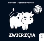 Zwierzęta. Pierwsza książeczka malucha. Książeczki kontrastowe. Autor: Opracowanie zbiorowe. Dadada.pl Okładka książki Zwierzęta. Pierwsza książeczka malucha. Książeczki kontrastowe