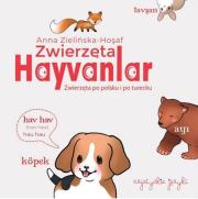 Zwierzęta po polsku i turecku. Autor: Anna Zielińska-Hosaf. Dadada.pl Okładka książki Zwierzęta po polsku i turecku