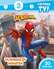 1, 2, 3, czytasz ty! Poziom 2. Tajemniczy bohater.  Marvel Spider-Man. Autor: Lekan Elżbieta. Dadada.pl Okładka książki 1, 2, 3, czytasz ty! Poziom 2. Tajemniczy bohater.  Marvel Spider-Man
