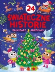 Okładka książki 24 świąteczne historie. Kalendarz adwentowy