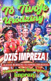 Opakowanie 286 Karnet JCX na urodziny dla faceta z grą...