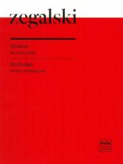 Okładka książki 30 etiud na cztery kotły PWM