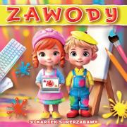30 kartek superzabawy. Zawody. Autor:   Praca zbiorowa. Dadada.pl Okładka książki 30 kartek superzabawy. Zawody