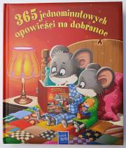 Okładka książki 365 jednominutowych opowieści na dobranoc