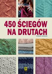 Okładka książki 450 ściegów na drutach