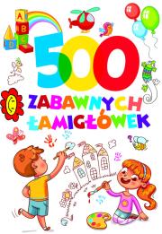 Okładka książki 500 zabawnych łamigłówek