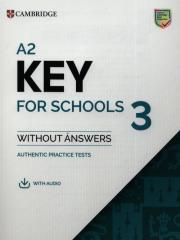Okładka książki A2 Key for Schools 3 Student's Book without Answers with Digital Pack
