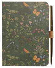 Opakowanie ACS Voysey Notatnik A6 linia z długopisem Ogród