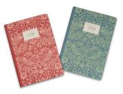 Opakowanie ACS William Morris Notatnik A5 linia 2szt Strawber