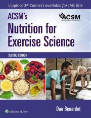 Okładka książki ACSM's Nutrition for Exercise Science
