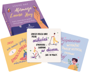 Okładka książki Afirmacje Louise Hay. Karty wspierające spokój...