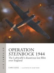 Air Campaign 52 Operation Steinbock 1944. Autor: Goss Chris. Dadada.pl Okładka książki Air Campaign 52 Operation Steinbock 1944