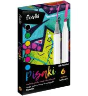 Airbrush markery wymienne 6 kolorów. Wydawca: Fiorello. Dadada.pl Opakowanie Airbrush markery wymienne 6 kolorów