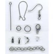 Opakowanie Akcesoria do biżuterii srebrne 191el