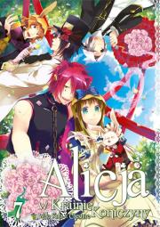 Alicja w Krainie Koniczyny. Tom 7. Autor: Mamenosuke Fujimaru, QuinRose. Dadada.pl Okładka książki Alicja w Krainie Koniczyny. Tom 7