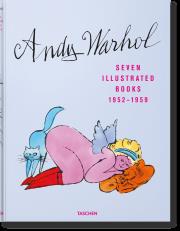 Okładka książki Andy Warhol. Seven Illustrated Books 1952–1959 wer. angielska
