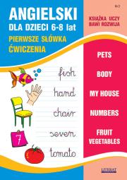 Angielski dla dzieci 6-8 lat Nr 2. Autor: Usowicz Joanna. Dadada.pl Okładka książki Angielski dla dzieci 6-8 lat Nr 2