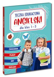 Angielski. Teczka edukacyjna. Dla klas 1-3. Autor: Opracowanie zbiorowe. Dadada.pl Okładka książki Angielski. Teczka edukacyjna. Dla klas 1-3