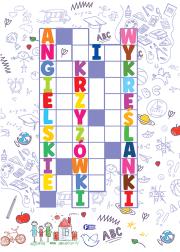 Okładka książki Angielskie krzyżówki i wykreślanki - uszkodzone