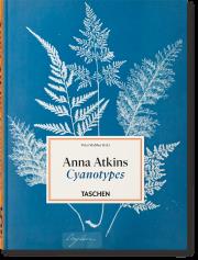 Okładka książki Anna Atkins. Cyanotypes