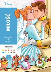 Okładka książki Art therapy. Kolorowanka antystresowa. Disney. Miłość. Zagadkowe rysunki