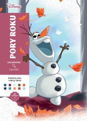 Okładka książki Art therapy. Kolorowanka antystresowa. Disney. Pory roku. Zagadkowe rysunki