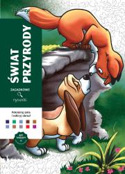 Okładka książki Art therapy. Kolorowanka antystresowa. Disney. Świat przyrody. Zagadkowe rysunki