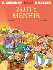 Asteriks. Złoty Menhir. Autor: René Goscinny, Albert Uderzo. Dadada.pl Okładka książki Asteriks. Złoty Menhir