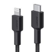 Okładka książki AUKEY CB-CL03 NYLONOWY KABEL USB C-LIGHTNING 2M PD