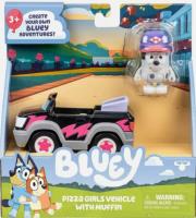 Auto Bluey Pizza Girls i Muffin BLU17672. Wydawca: TM Toys. Dadada.pl Opakowanie Auto Bluey Pizza Girls i Muffin BLU17672