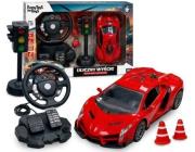 Opakowanie Auto RC z kierownicą i pedałami
