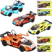Opakowanie Auto sportowe metalowe napęd pull back MIX